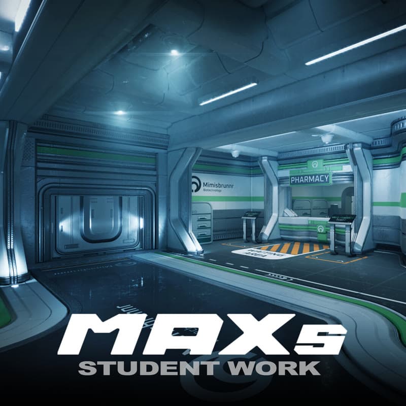 3D Environment Art: Sci-fi Lab | MAXs Student Work 2023